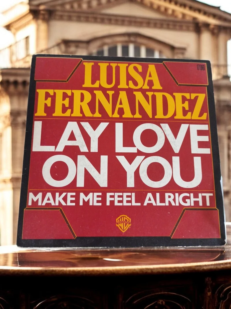 Vinyle 45T Luisa Fernandez Lay Love On You single vintage pop années 70