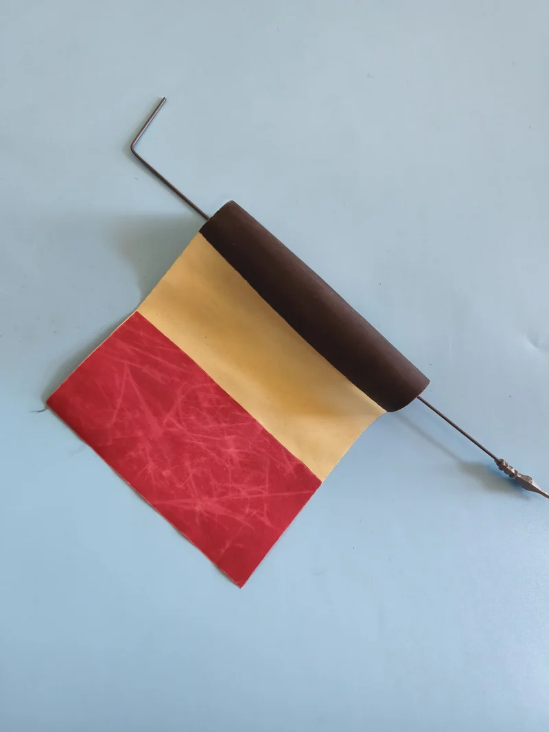 Drapeau français ancien vintage petit format, décoration rétro collection France