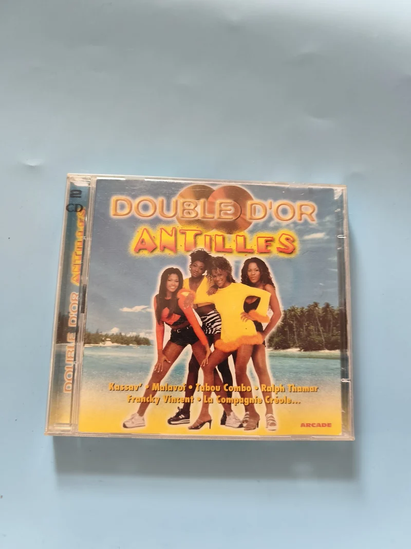 CD Double d'Or Musique Antillaise Compilation, 2 Disques, Sonorités Caraïbes