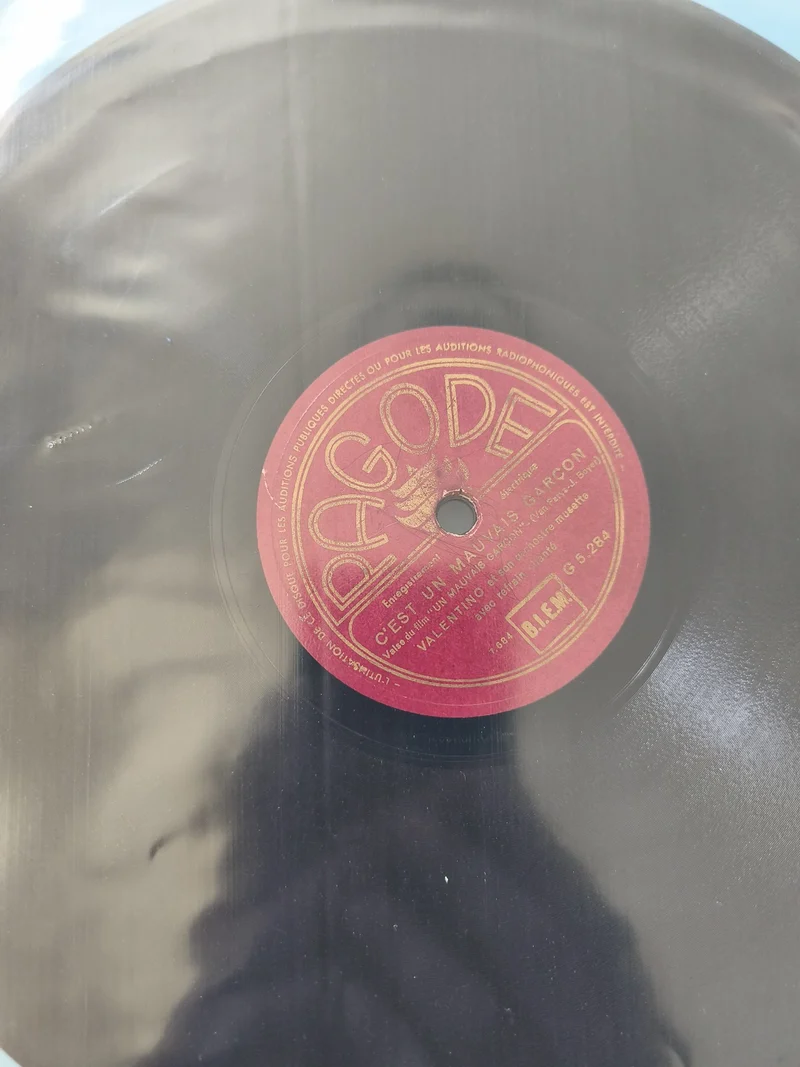 Vintage vinyle 33 tours ancien disque "C'est un mauvais garçon" collection rétro