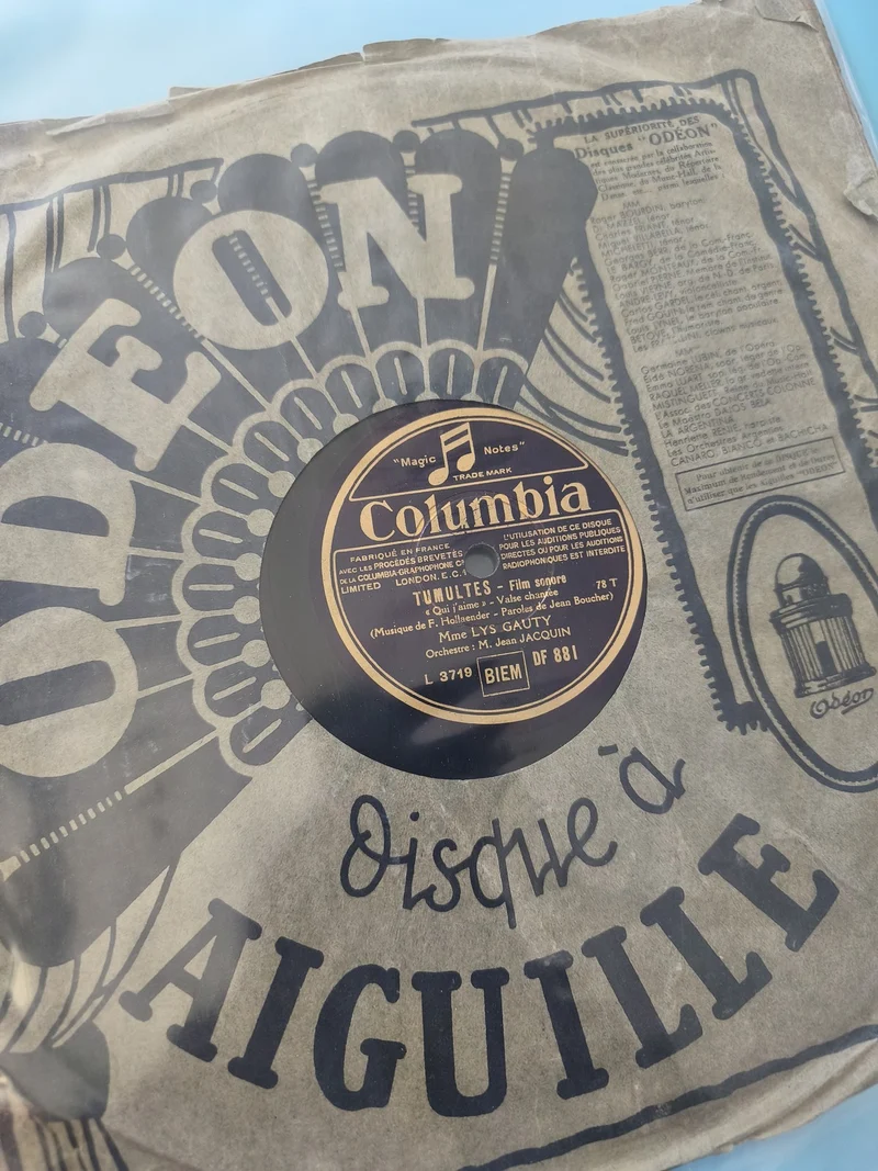 Vinyle 33 tours rétro Tumultes ancien disque collection musique vintage rare