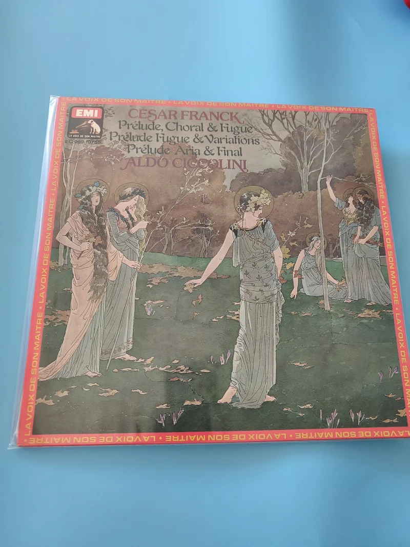 Vinyle 33T César Franck ancien ? Disque vintage musique classique collection rét