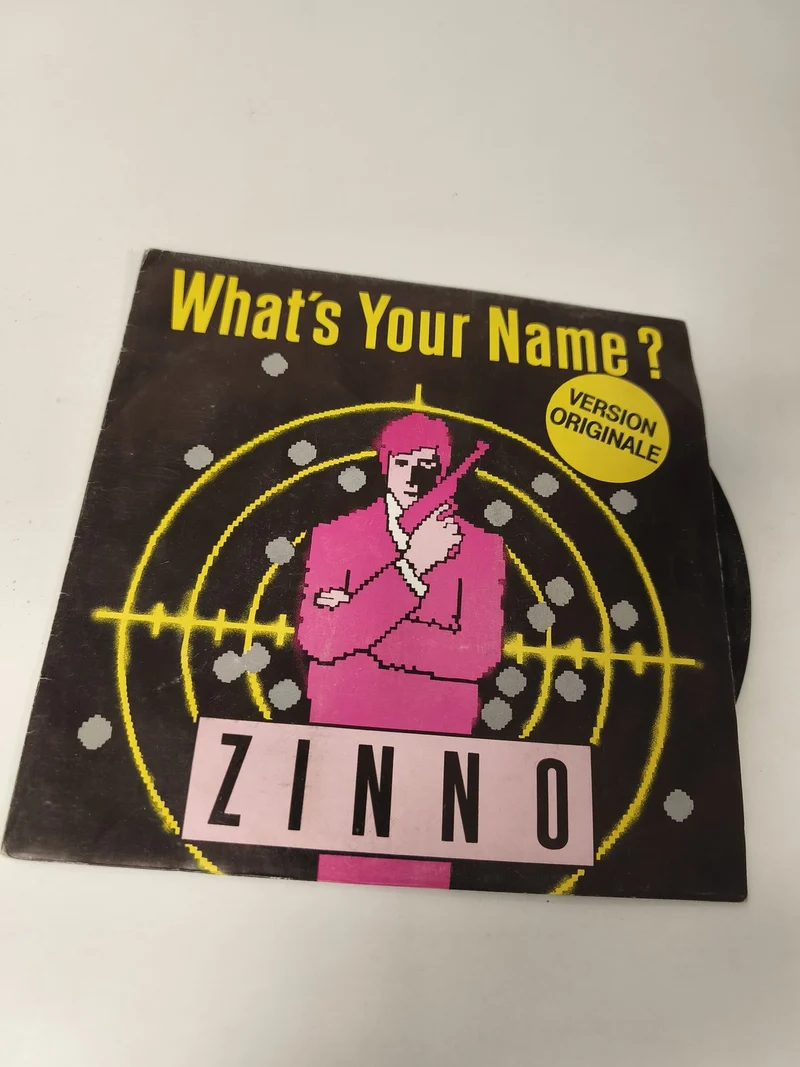 Vinyle 45 tours rétro Zinno ancien disque vintage collection années 80