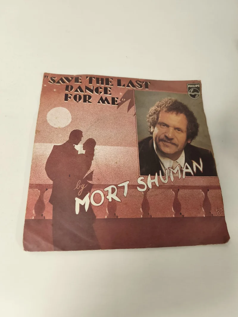 Vintage 45 tours Mort Shuman disque vinyle ancien collection rétro musique franç
