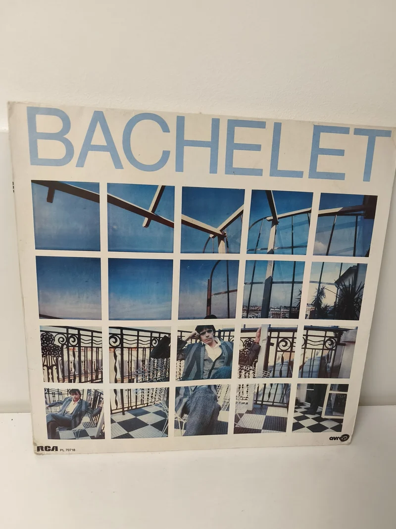 Vinyle 33 tours vintage Bachelet ancien disque rétro collection musique français