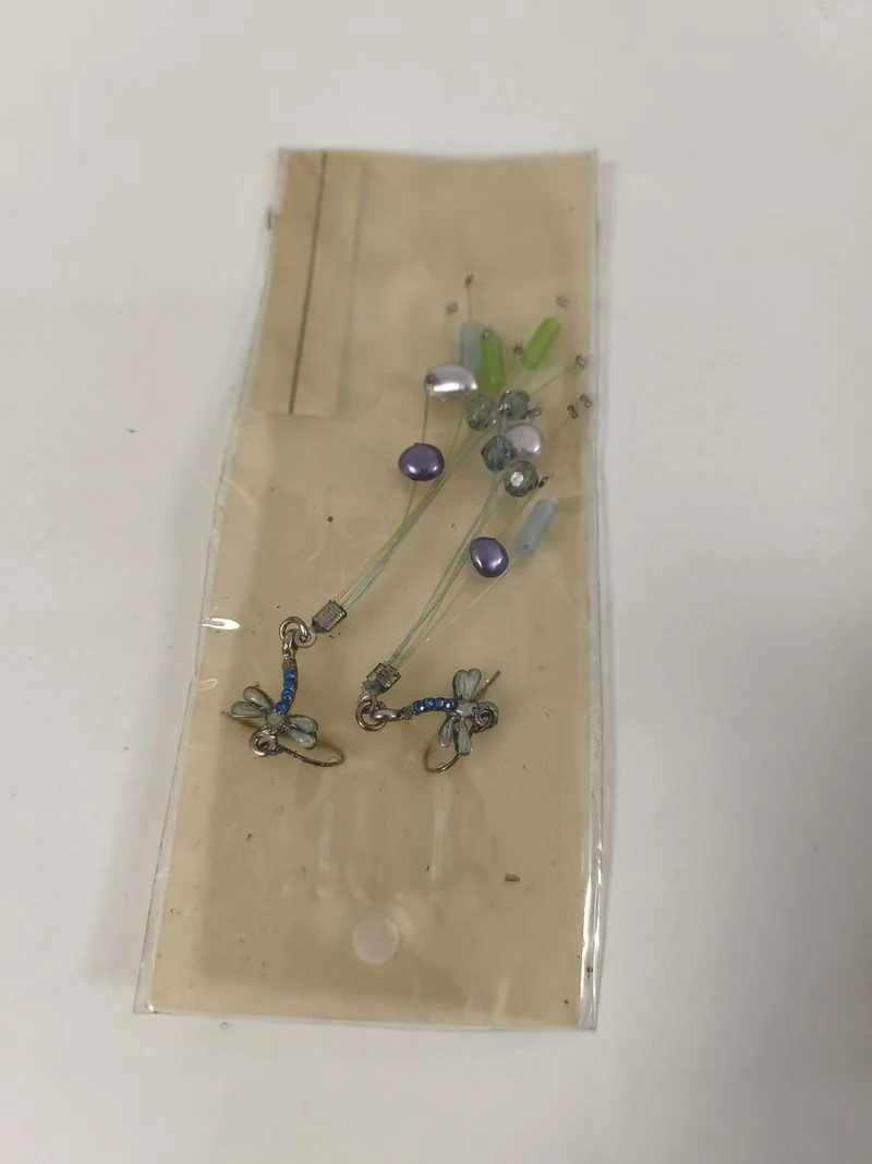 Paire boucles d?oreilles vintage ancienne, marque française, stock neuf, rétro r