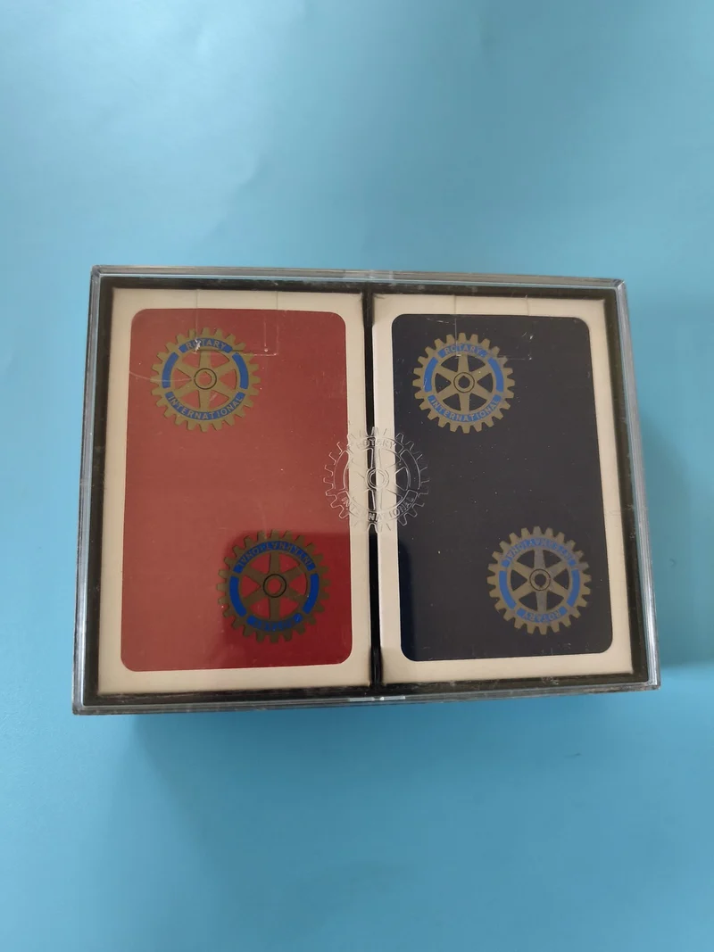Jeu de cartes vintage Rotary International ancien neuf pour collection ou cadeau