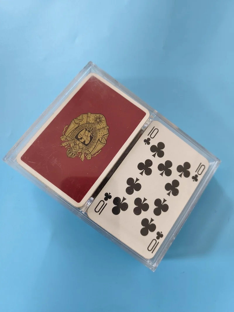 Jeu de cartes vintage ancien neuf sous blister, rétro collection, rare occasion