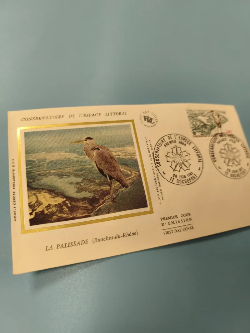 Enveloppe FDC Premier Jour d?Émission La Palissade Héron Littoral 2004