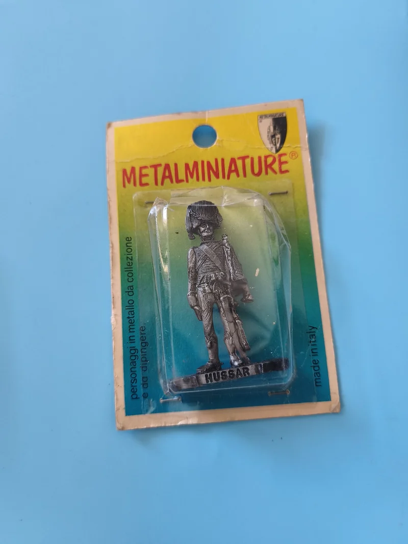 Figurine soldat en plomb vintage miniature ancienne métal collection militaire r