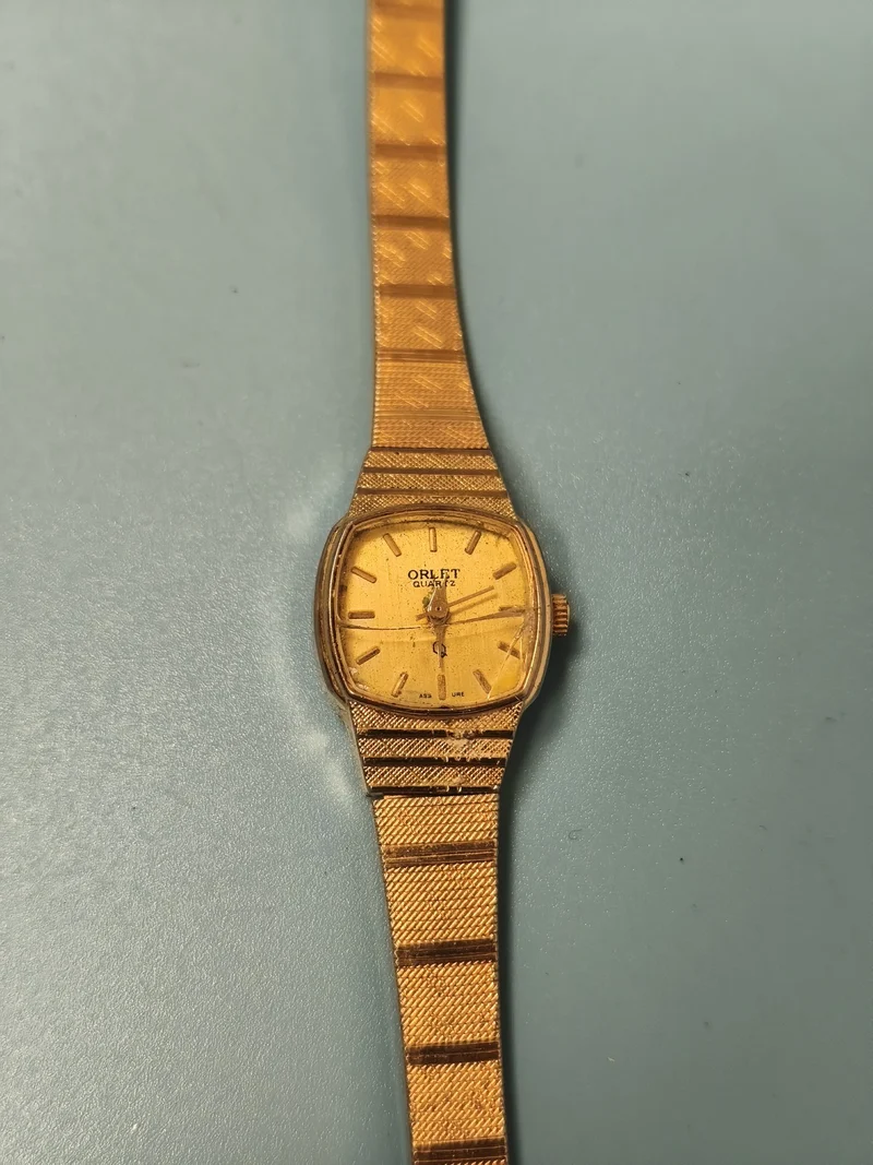Montre femme vintage Orlet plaquée or, ancienne, style rétro, occasion collectio