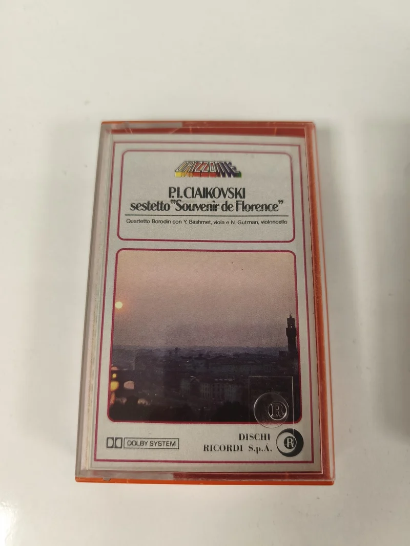 Vintage cassette audio musique K7 Tchaïkovski ancien collector classique rétro