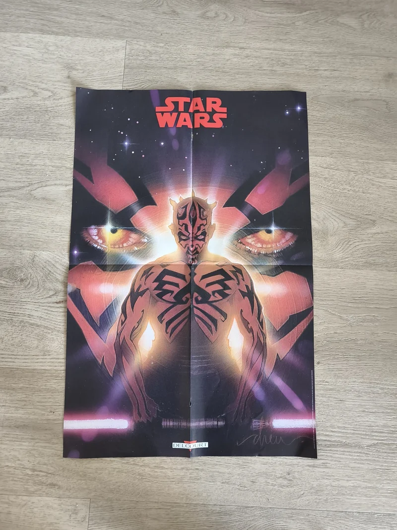 Poster décoratif Star Wars, affiche originale film science-fiction, déco murale