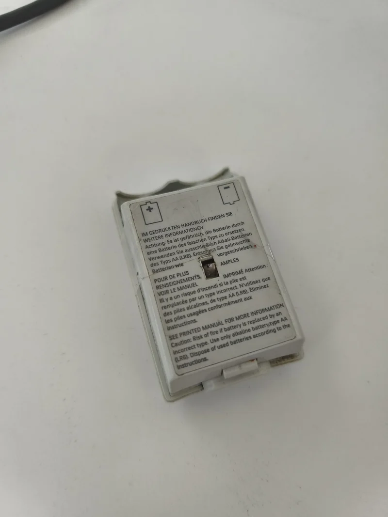 Batterie rechargeable blanche compatible manette Xbox 360 officielle, pack d?ali
