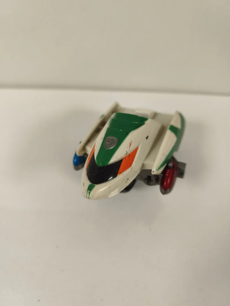 Power Rangers SPD Moto Verte Patrol Cycle d?occasion, véhicule articulé original