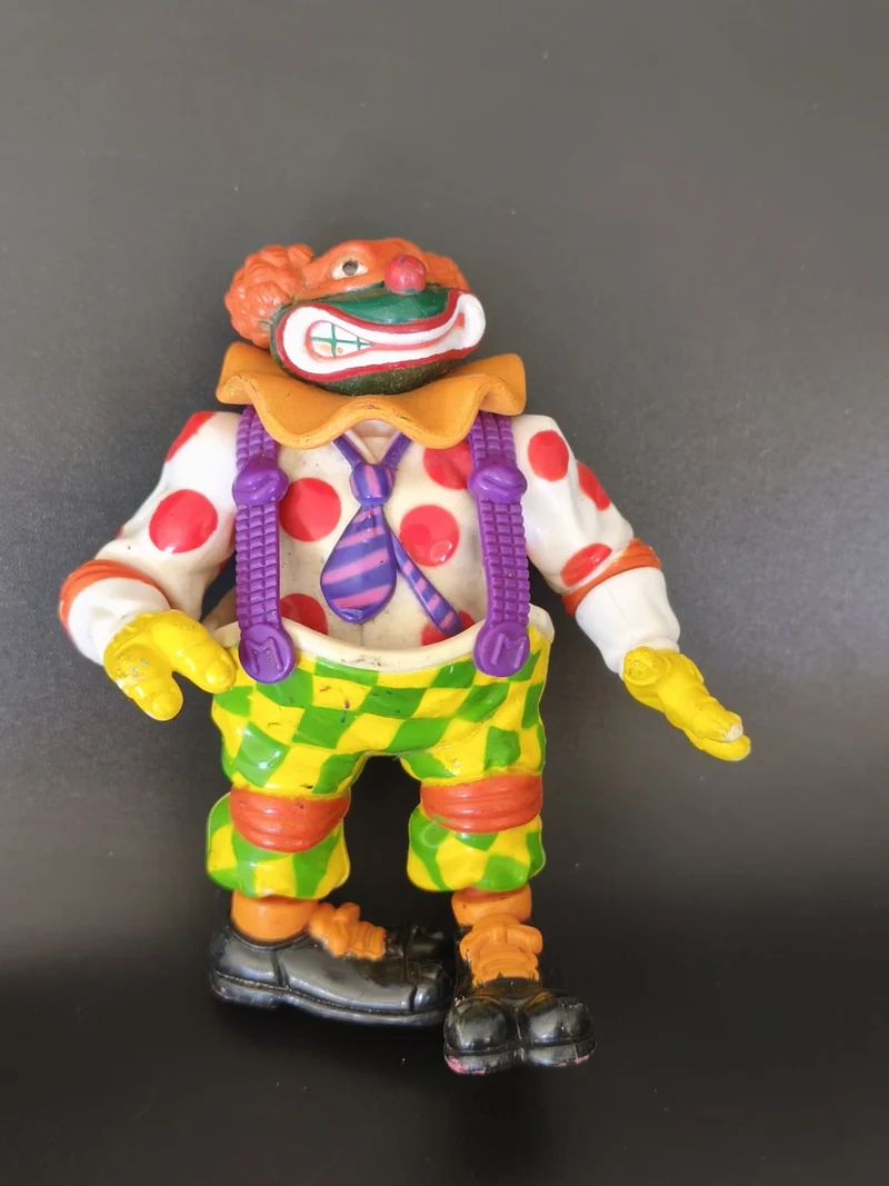 Figurine TMNT Crazy Clowness Mike Playmates 1992 Tortues Ninja articulée
