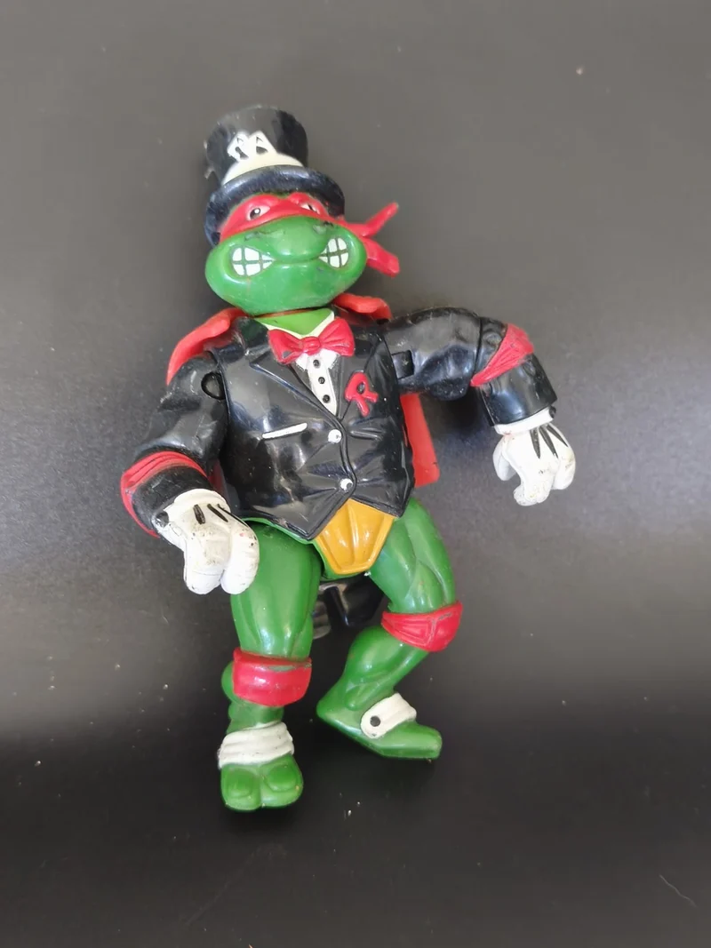 Figurine vintage Raphaël magicien 1992 TMNT Tortues Ninja rétro collector rare