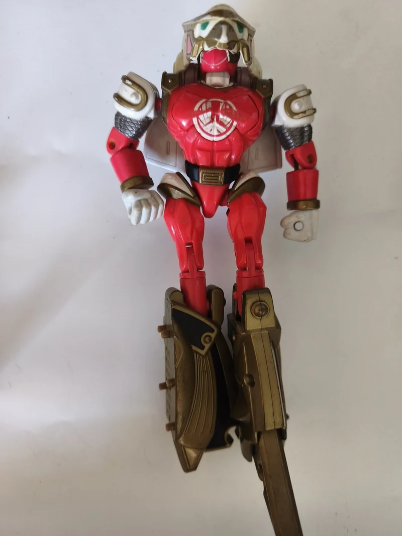 Power Rangers Ninja Storm figurine Red Wind Ranger articulée d'occasion Bandai
