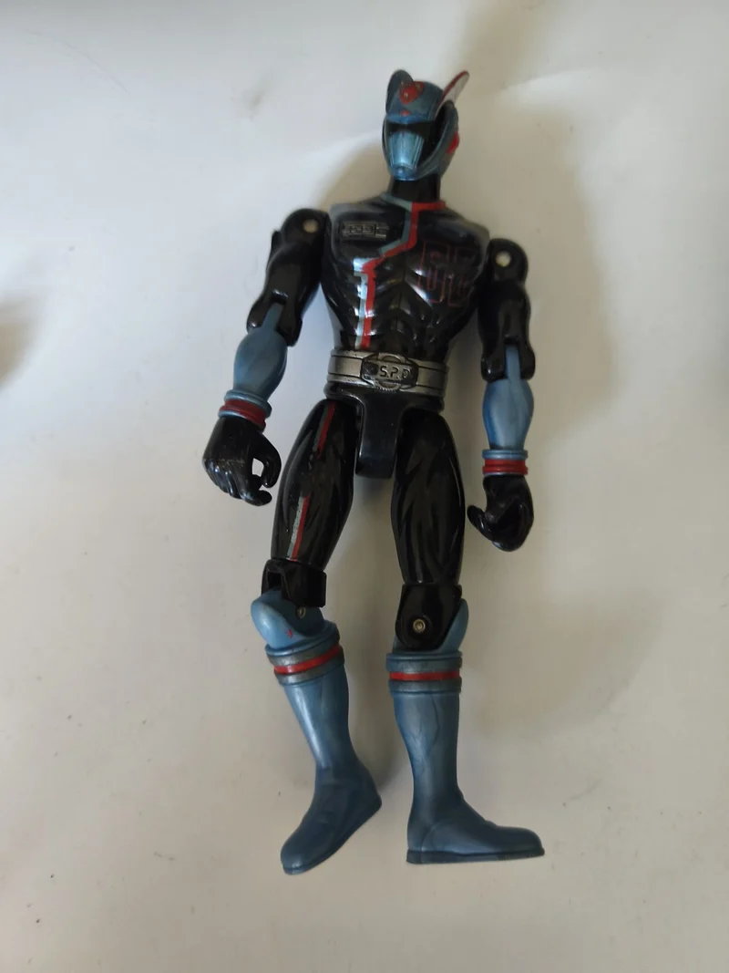 Power Rangers SPD Shadow Ranger figurine Bandai 2004 articulée d?occasion