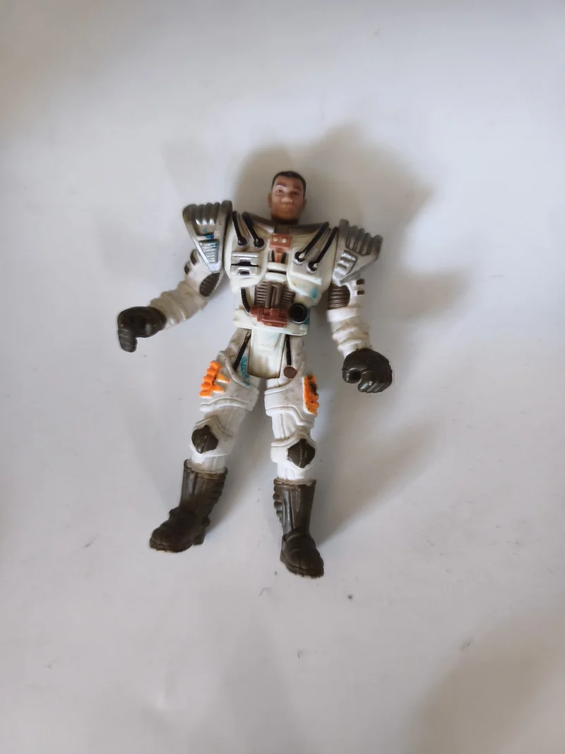 Vintage figurine astronaute Space Quest Mission Squad Chap Mei 2001 rétro rare