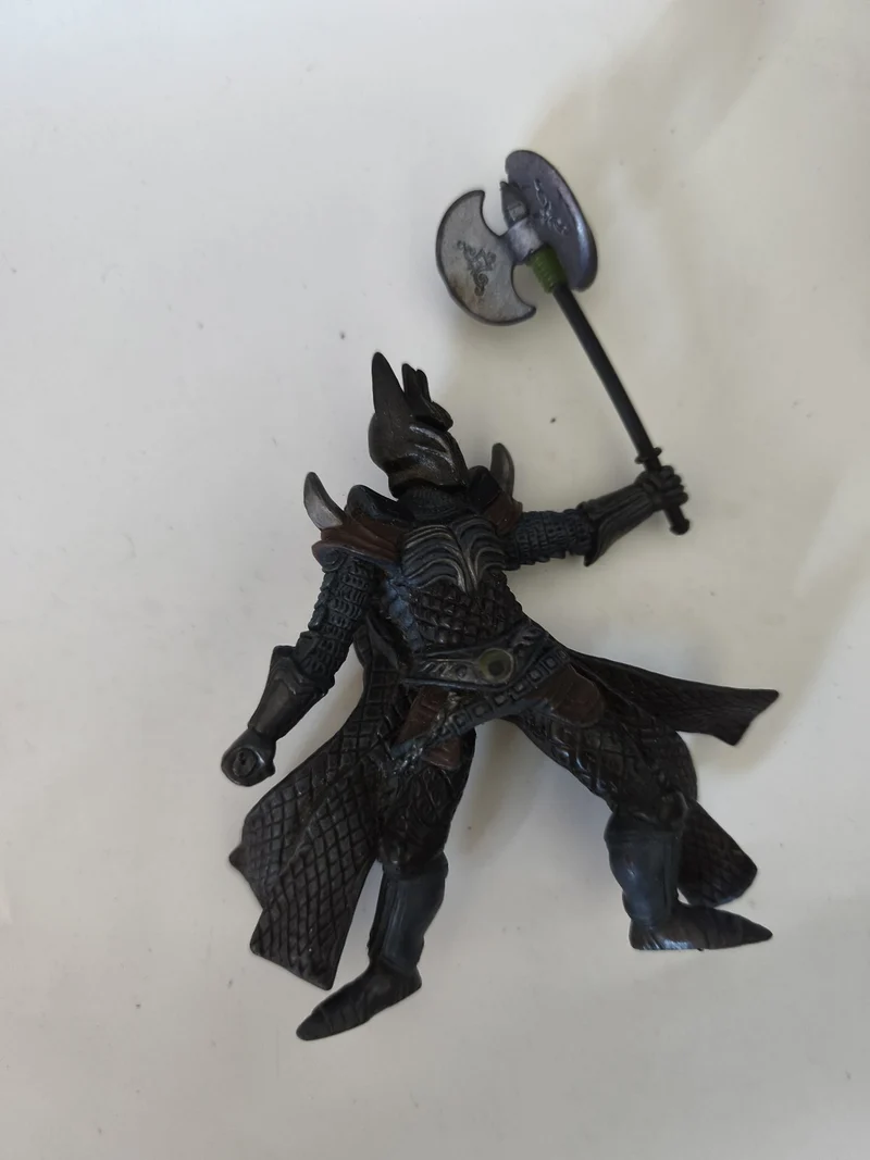Papo Chevalier Noir figurine articulée 2006 figurine action médiévale articulée