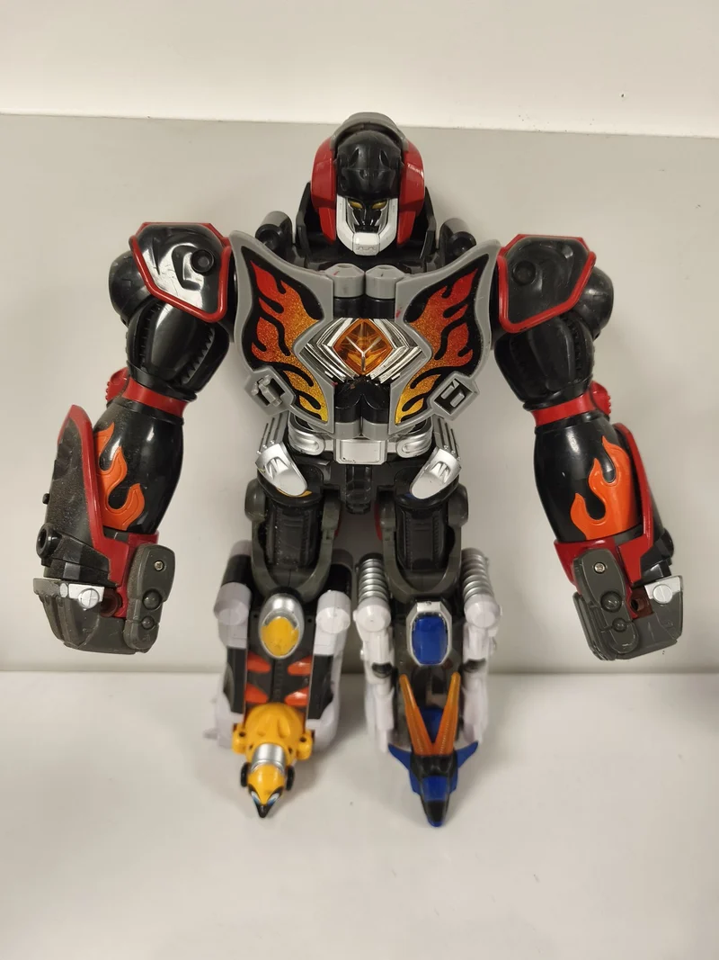 Power Rangers Jungle Fury Megazord Deluxe Jungle Master Robot articulé d'occasio