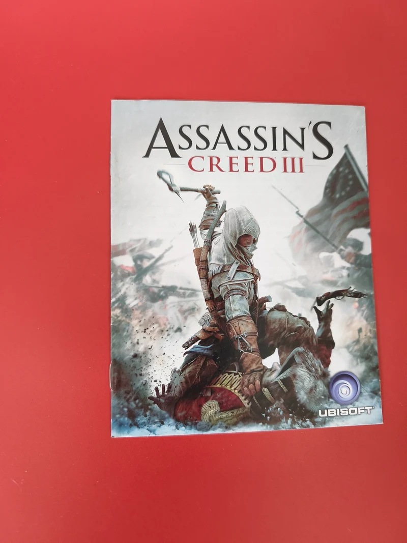 Notice jeu PS3 Assassin's Creed 3 PlayStation 3 manuel d'origine version françai