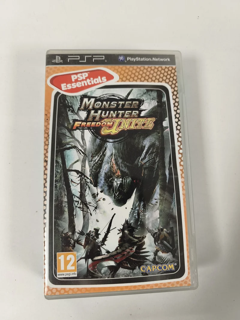 Boîte vide pour Monster Hunter PSP PlayStation, étui d'origine sans jeu