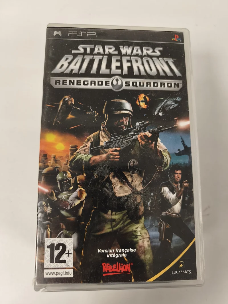 Boîte vide pour jeu PSP Star Wars Battlefront - Emballage d'origine Playstation