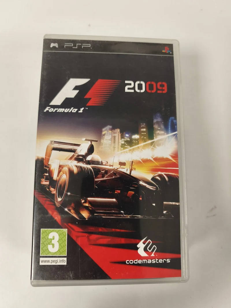 Boîtier vide pour Formula 1 2009 sur PSP, boîte officielle Sony sans disque