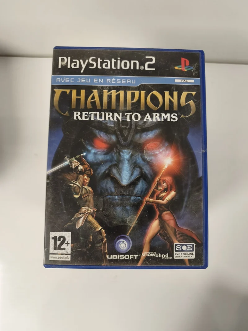 Boîte vide originale pour Champions Return to Arms PS2, sans disque, PlayStation