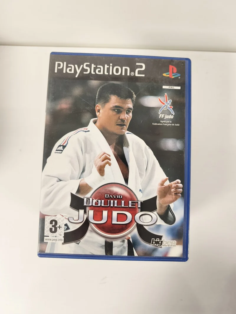 Boîte vide pour jeu PS2 David Douillet Judo officielle, étui Playstation d'origi