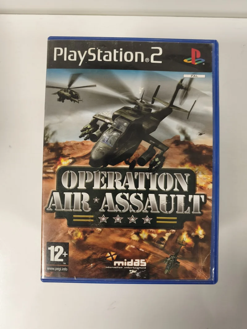 Boîte vide pour Operation Air Assault sur PS2, étui original Playstation sans di