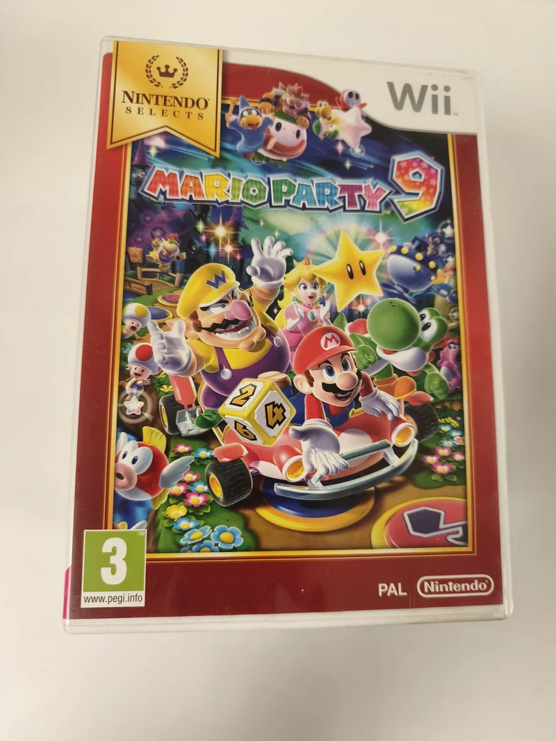 Boîte vide pour Mario Party 9 Nintendo Wii, étui d?origine sans disque ni notice