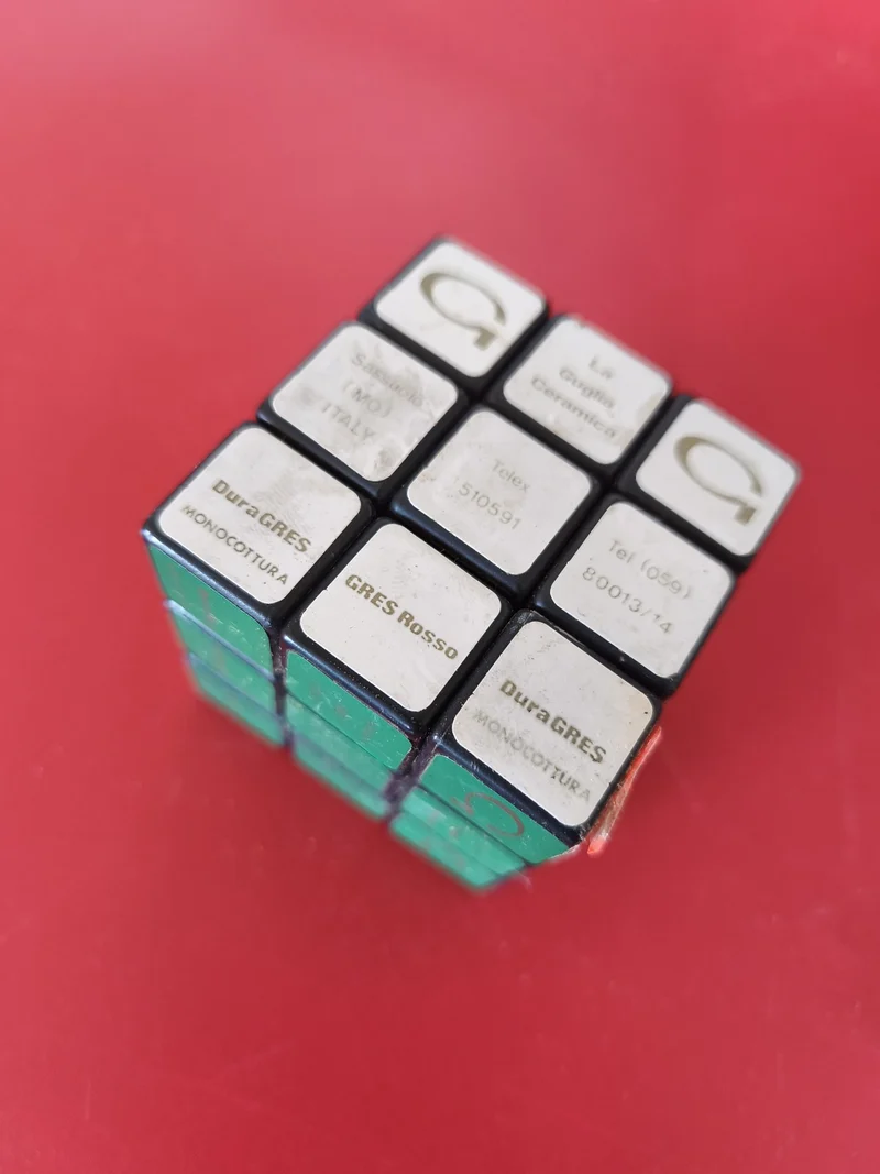 Rare Rubik?s Cube publicitaire vintage Duras Grès ancien casse-tête collection r