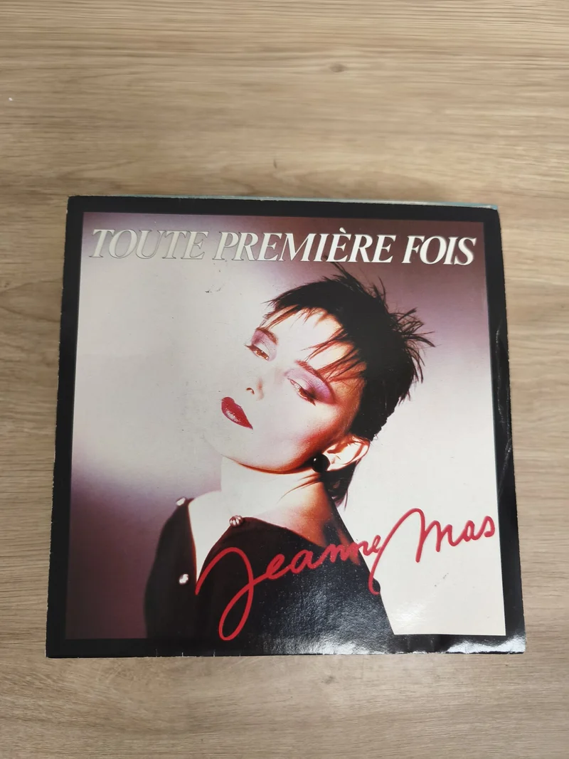 Vinyle 45 tours Jeanne Mas Toute Première Fois pochette photo couleur