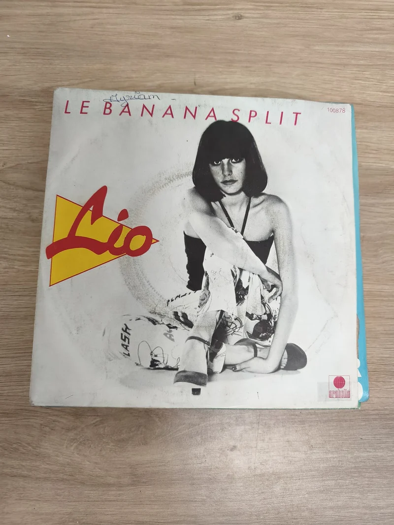Vinyle 45 tours Lio Le Banana Split pochette illustrée, disque d'occasion