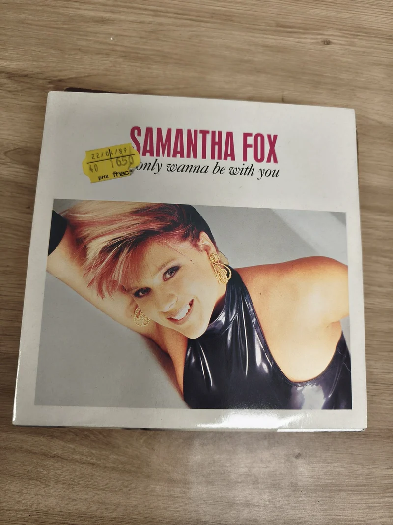 Vinyle 45 tours Samantha Fox Only Wanna Be With You pochette photo couleur (Ref