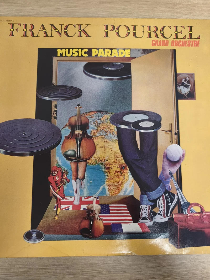 Vinyle 33T Franck Pourcel Music Parade Grand Orchestre pochette jaune