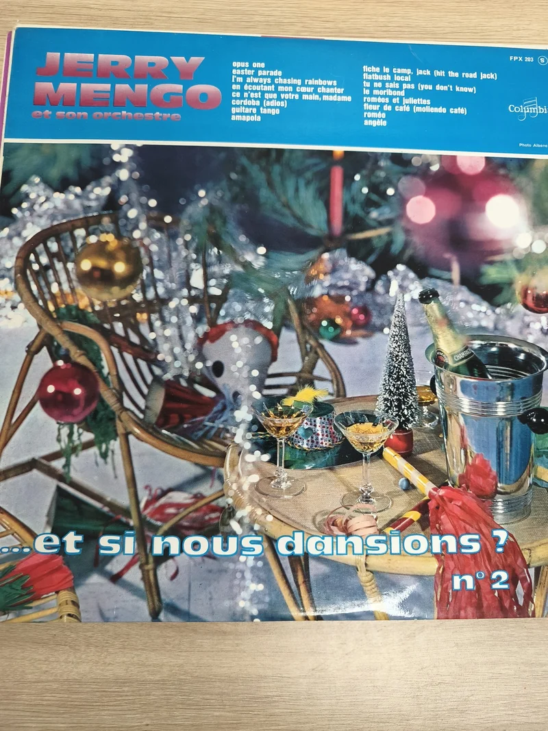 Vinyle 33T Jerry Mengo et son orchestre ? Et si nous dansions ? n°2, pochette fe
