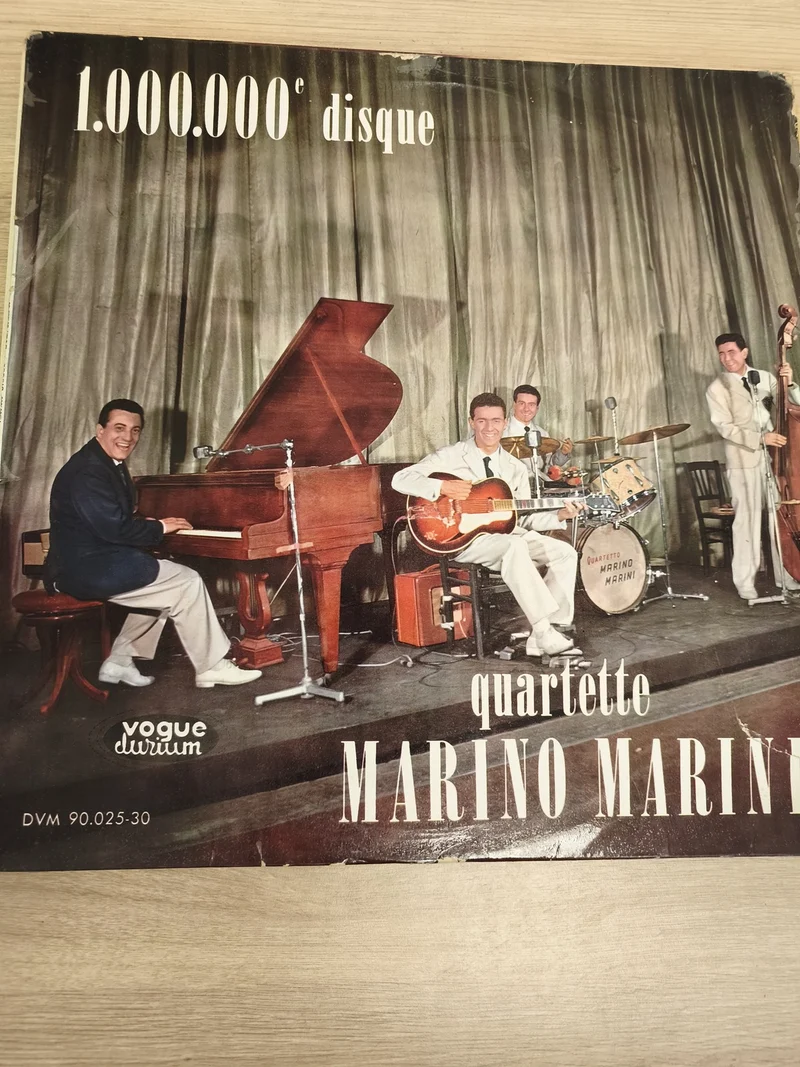 Vinyle 33T Quartette Marino Marini 1.000.000e Disque Vogue Durium DVM 90.025-30