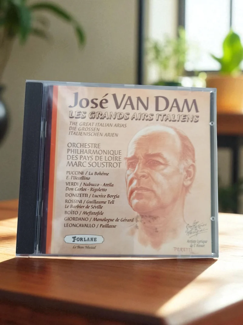 CD José Van Dam Les Grands Airs Italiens Forlane classique vintage