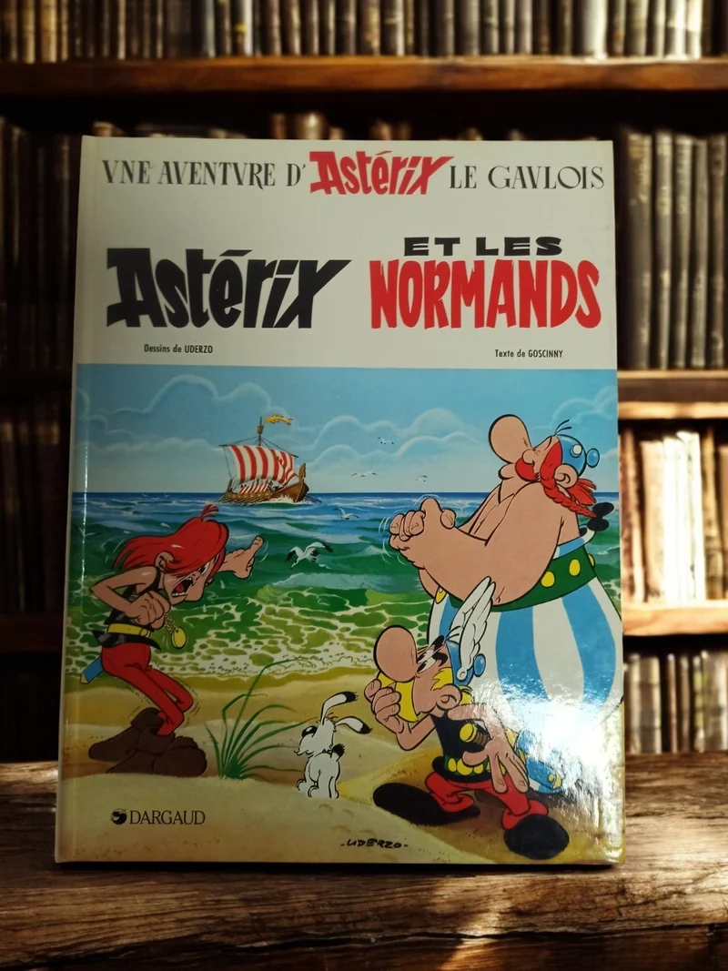 Bande dessinée Astérix et les Normands Dargaud 1967 couverture illustrée