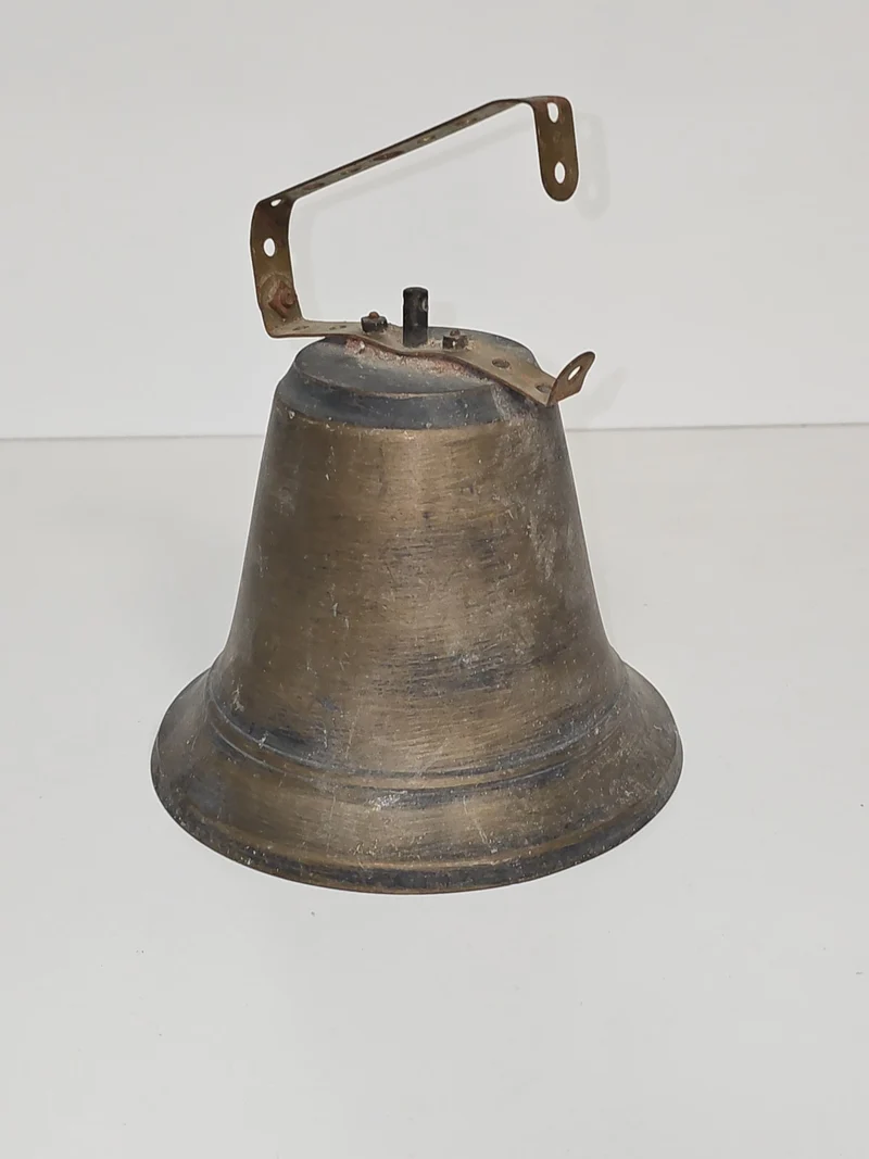 Grande cloche vintage Ancienne, objet ancien de collection rétro décoration