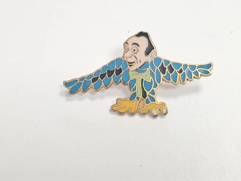 Pin's rétro politique ancien Bébête Show collection années 80 humour TV rare