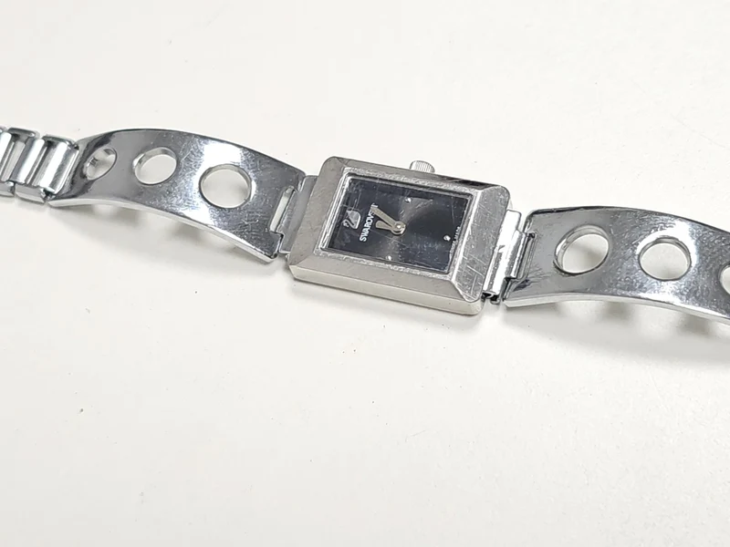 Montre Swarovski femme élégante, accessoire mode authentique, montre-bracelet oc