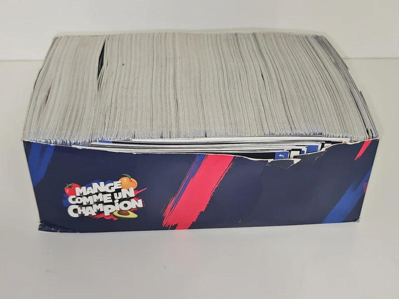 Lot stickers Mange comme un champion Carrefour 2020 ? Panini autocollants enfant