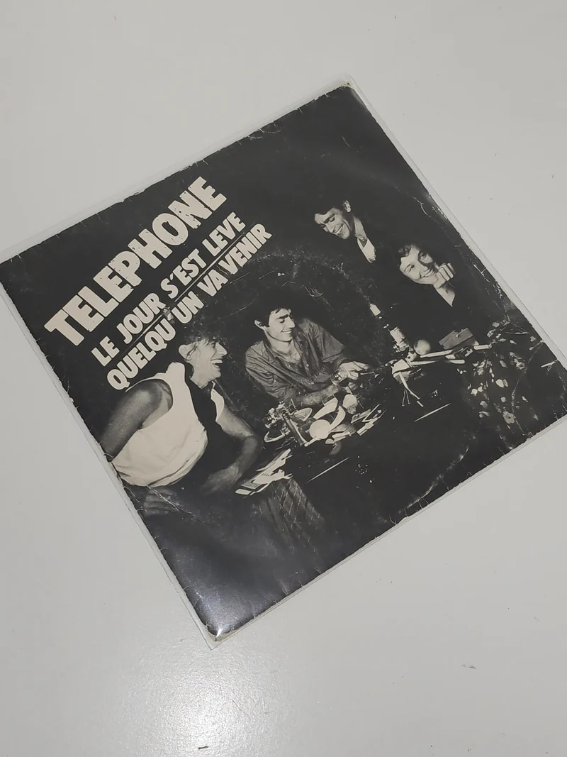 Vinyle 45 tours ancien TELEPHONE rétro, disque vintage collection occasion
