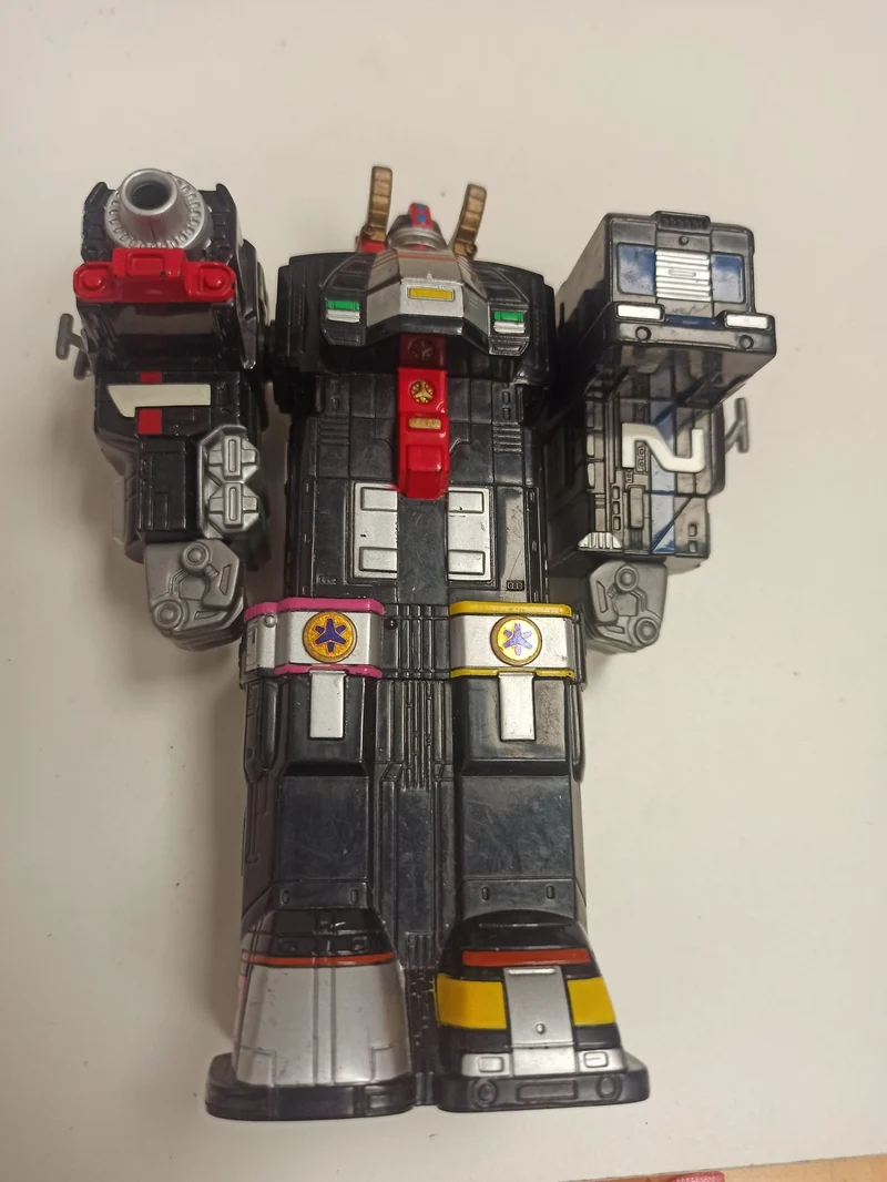 Power Rangers Lightspeed Rescue DX Super Train Megazord original d'occasion comp