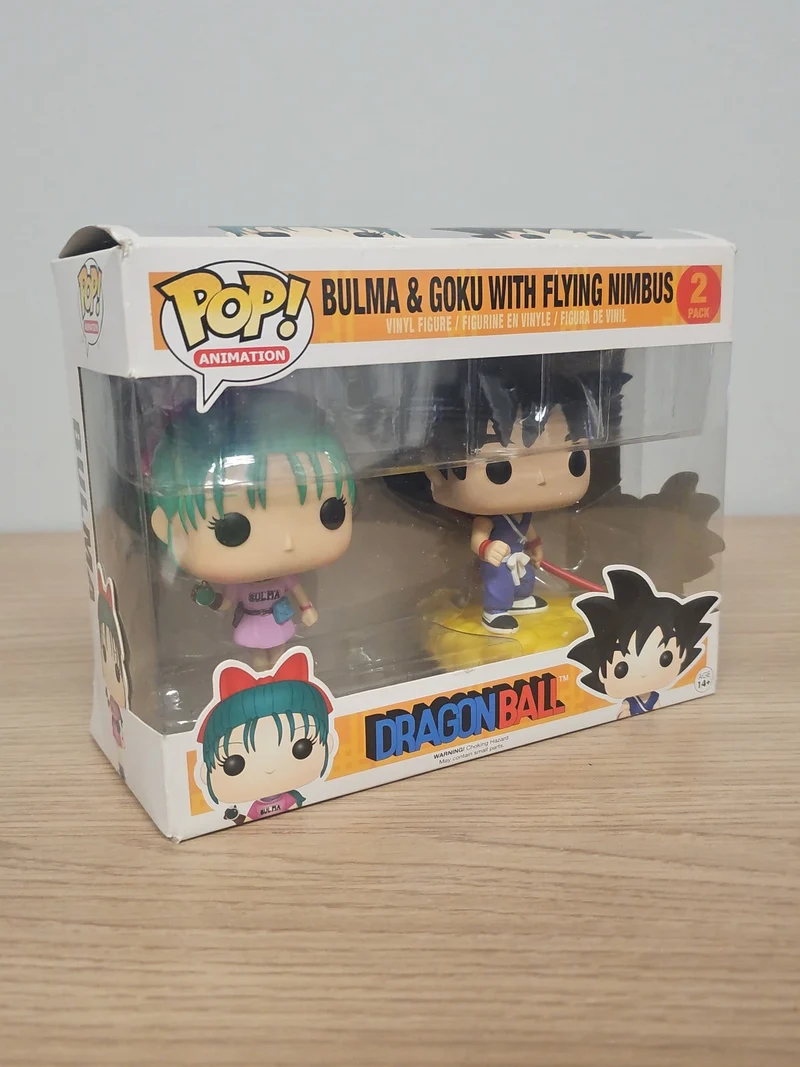 Funko Pop Animation Bulma et Goku sur Nuage Magique Figurine Funko d'occasion